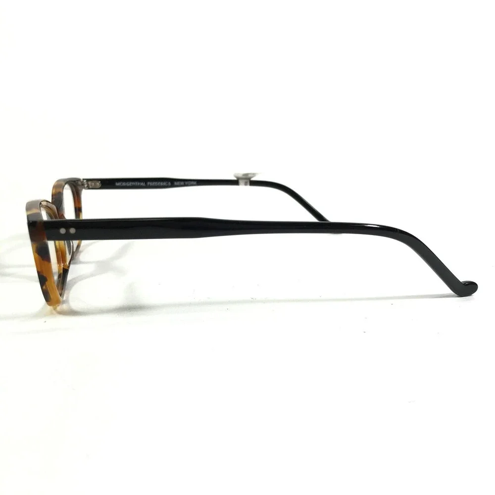 Morgenthal Frederics Eyeglasses Frames 896 JULIA Black Brown Tortoise 53-17-140
